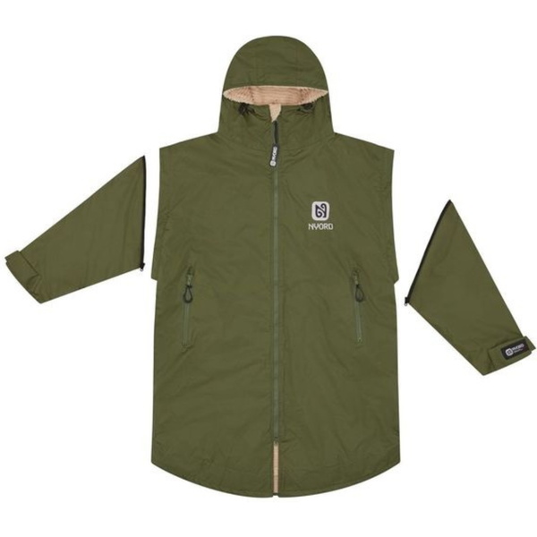 2025 Nyord Primaloft Outdoor Abnehmbare Ärmel Zum Wechseln Robe - Khaki / Ecru